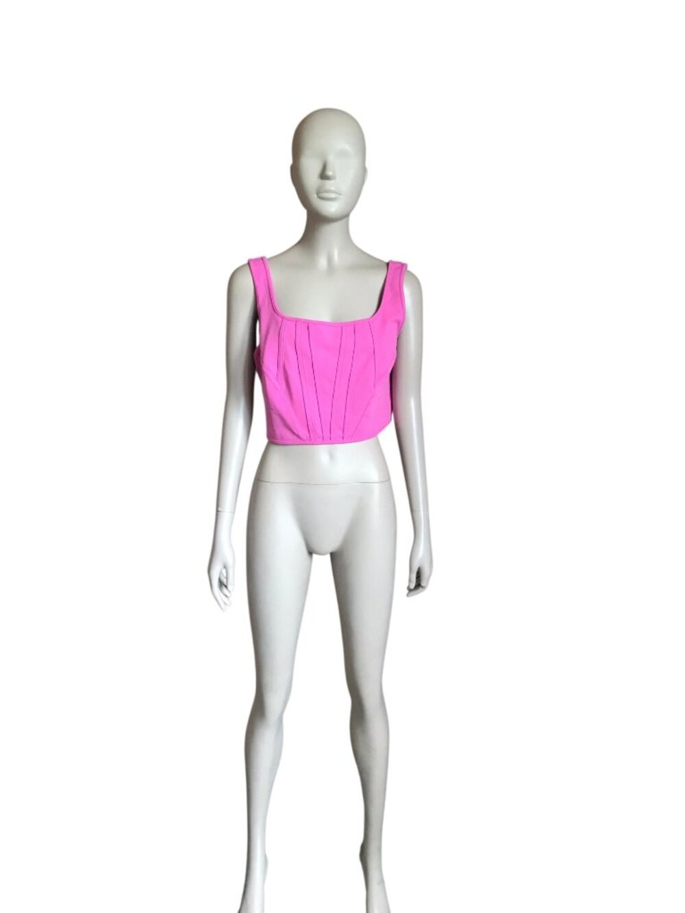 NWT Happily Grey Pink Crop Top